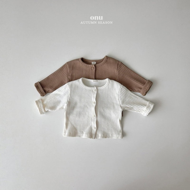 Onu - Korean Children Fashion - #childofig - Rib Cardigan