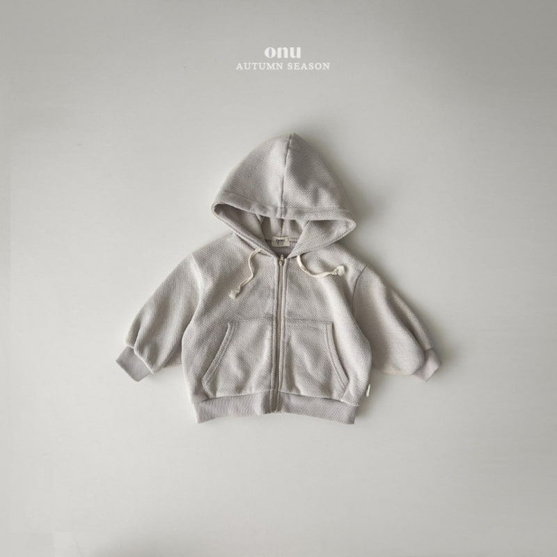 Onu - Korean Children Fashion - #designkidswear - Biscuit Hood Zip-up - 6