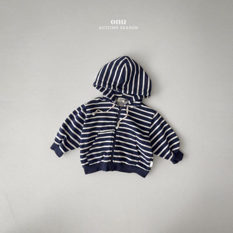 Onu - Korean Children Fashion - #discoveringself - Biscuit Hood Zip-up - 7