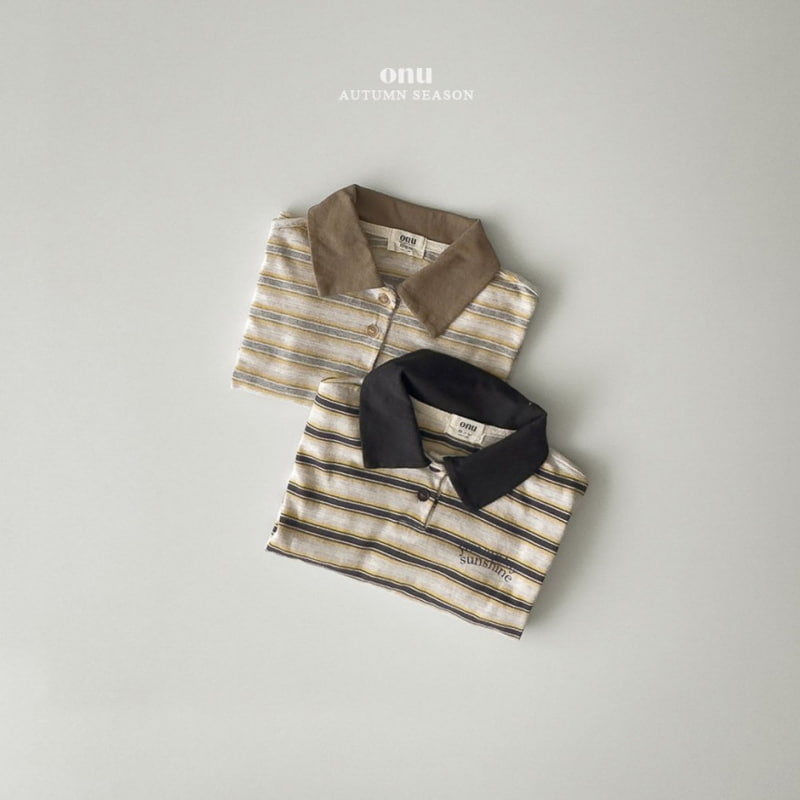 Onu - Korean Children Fashion - #discoveringself - Sunshine Collar Tee - 5