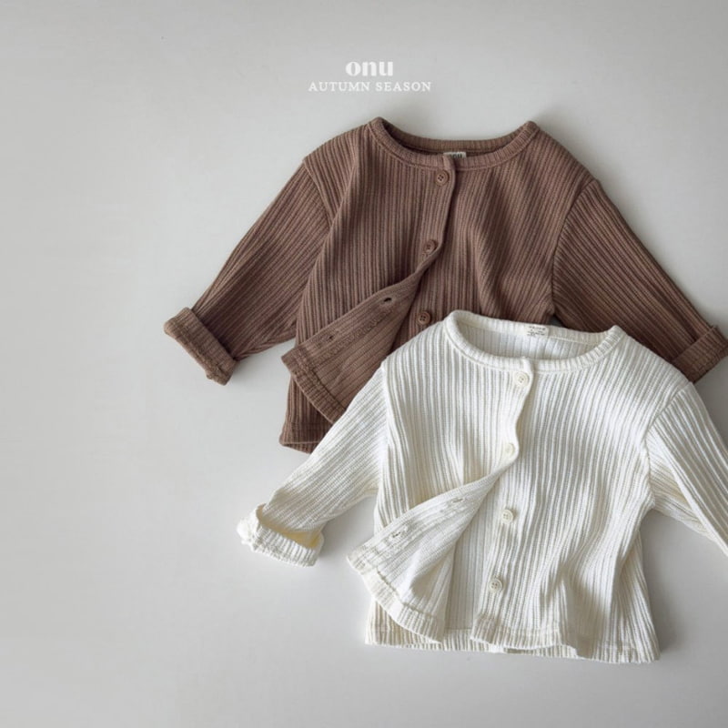 Onu - Korean Children Fashion - #designkidswear - Rib Cardigan - 4