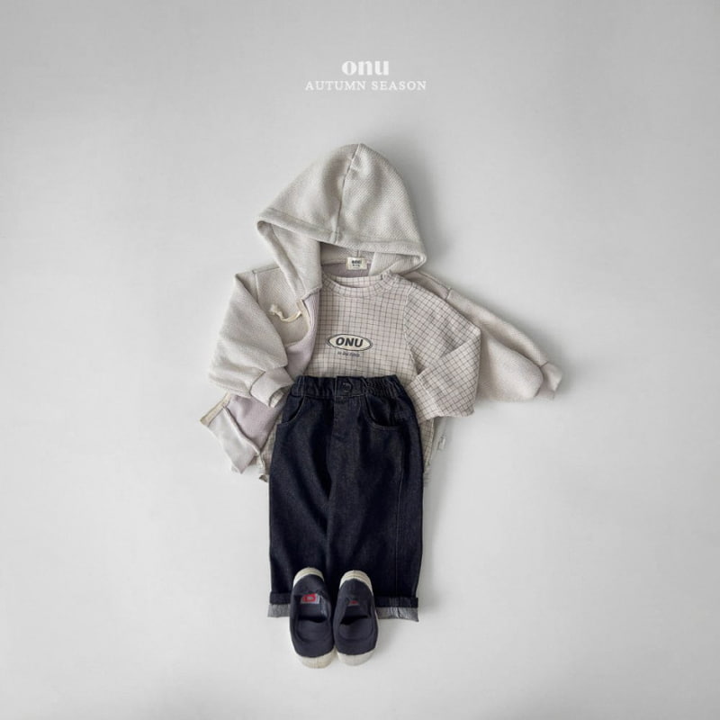 Onu - Korean Children Fashion - #fashionkids - Check Tee - 7