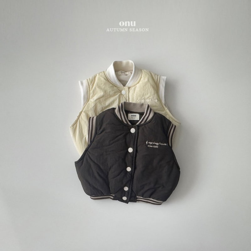 Onu - Korean Children Fashion - #kidsshorts - Banding Cloud Vest