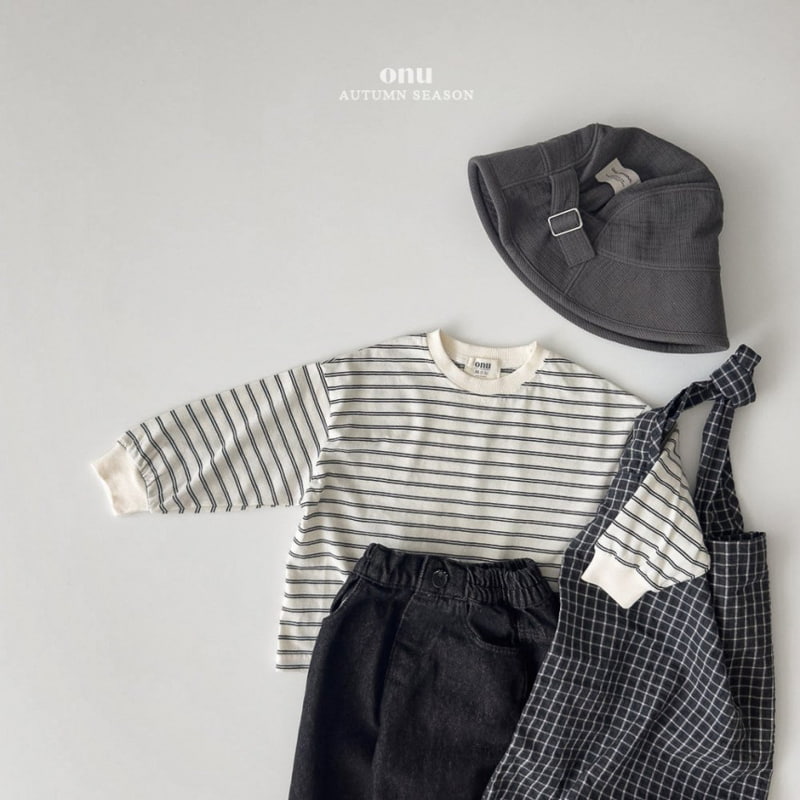 Onu - Korean Children Fashion - #kidsstore - Easy Stripe Tee - 12