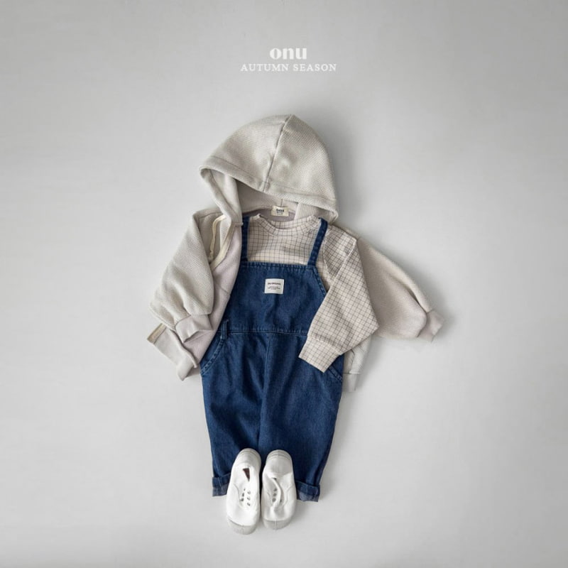 Onu - Korean Children Fashion - #kidzfashiontrend - Biscuit Hood Zip-up - 11