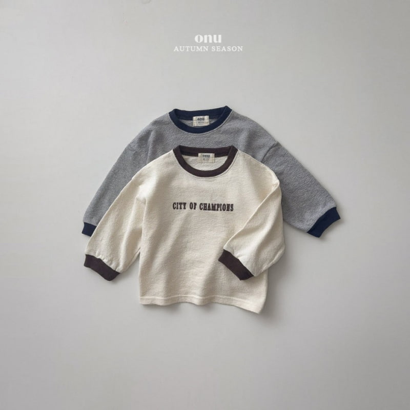 Onu - Korean Children Fashion - #littlefashionista - Champion Tee