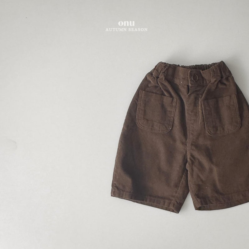 Onu - Korean Children Fashion - #littlefashionista - Ankle Corduroy Pants - 6