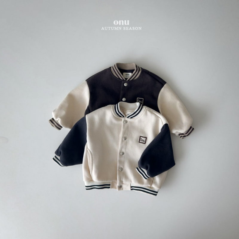 Onu - Korean Children Fashion - #magicofchildhood - Baseball Jumper