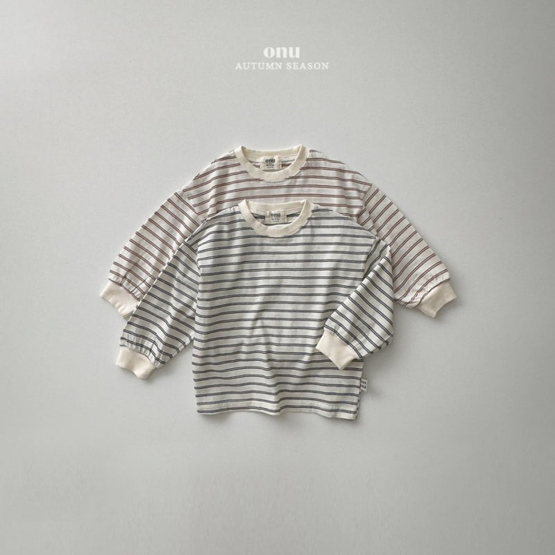 Onu - Korean Children Fashion - #minifashionista - Easy Stripe Tee