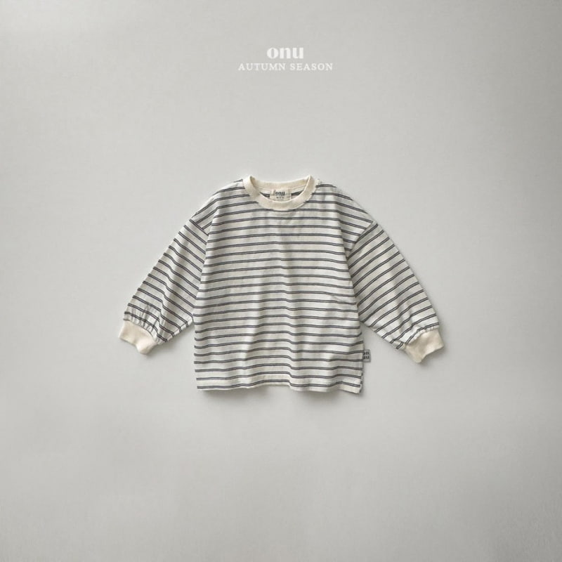 Onu - Korean Children Fashion - #prettylittlegirls - Easy Stripe Tee - 2