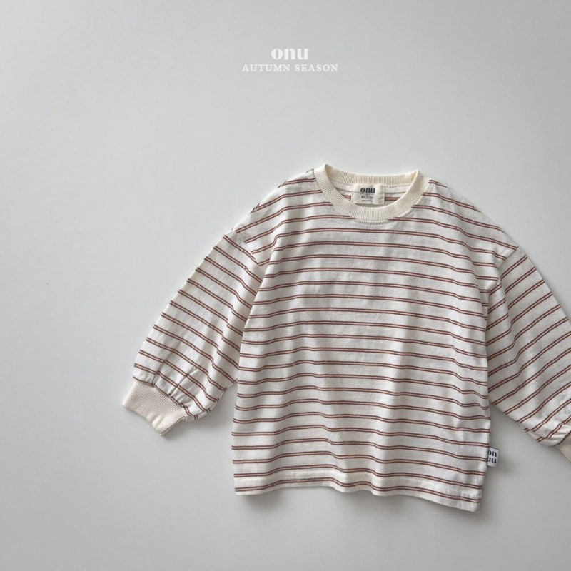 Onu - Korean Children Fashion - #stylishchildhood - Easy Stripe Tee - 5