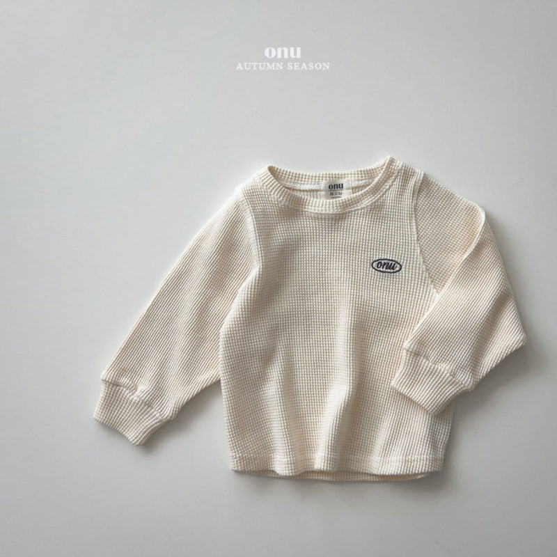 Onu - Korean Children Fashion - #todddlerfashion - Waffle Tee - 6