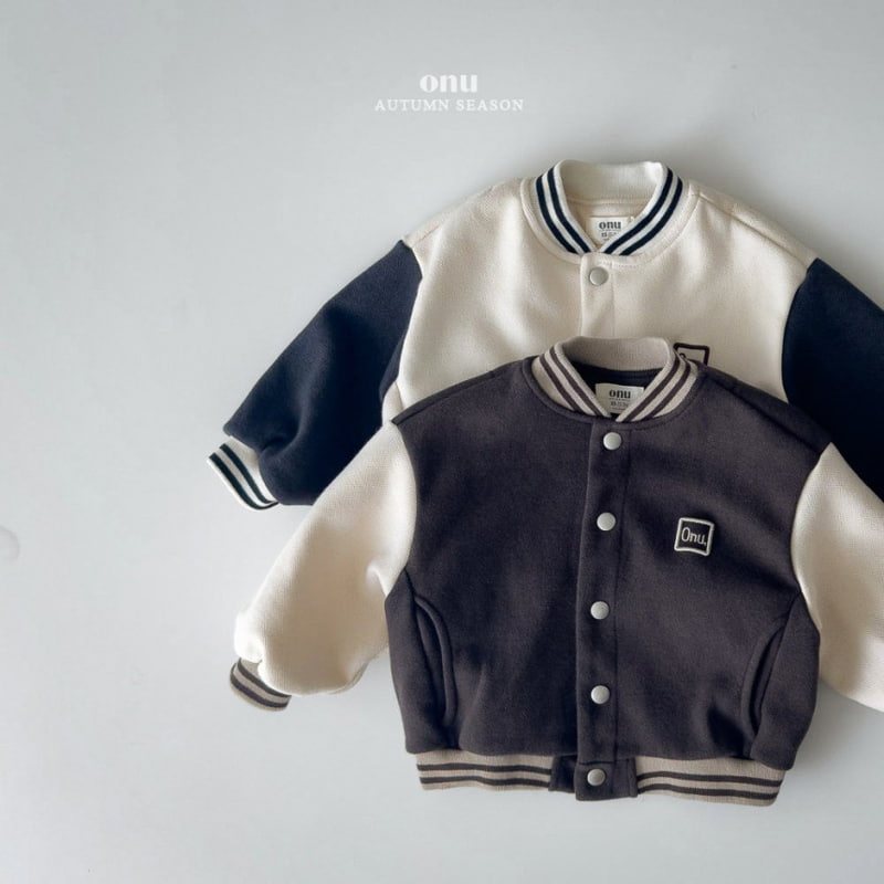 Onu - Korean Children Fashion - #prettylittlegirls - Baseball Jumper - 4