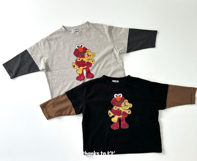 Otr - Korean Children Fashion - #childofig - El Bear Tee - 2