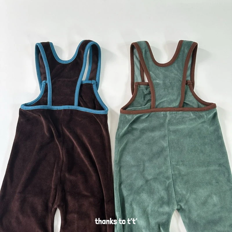 Otr - Korean Children Fashion - #designkidswear - Glue Suspender Pants - 3