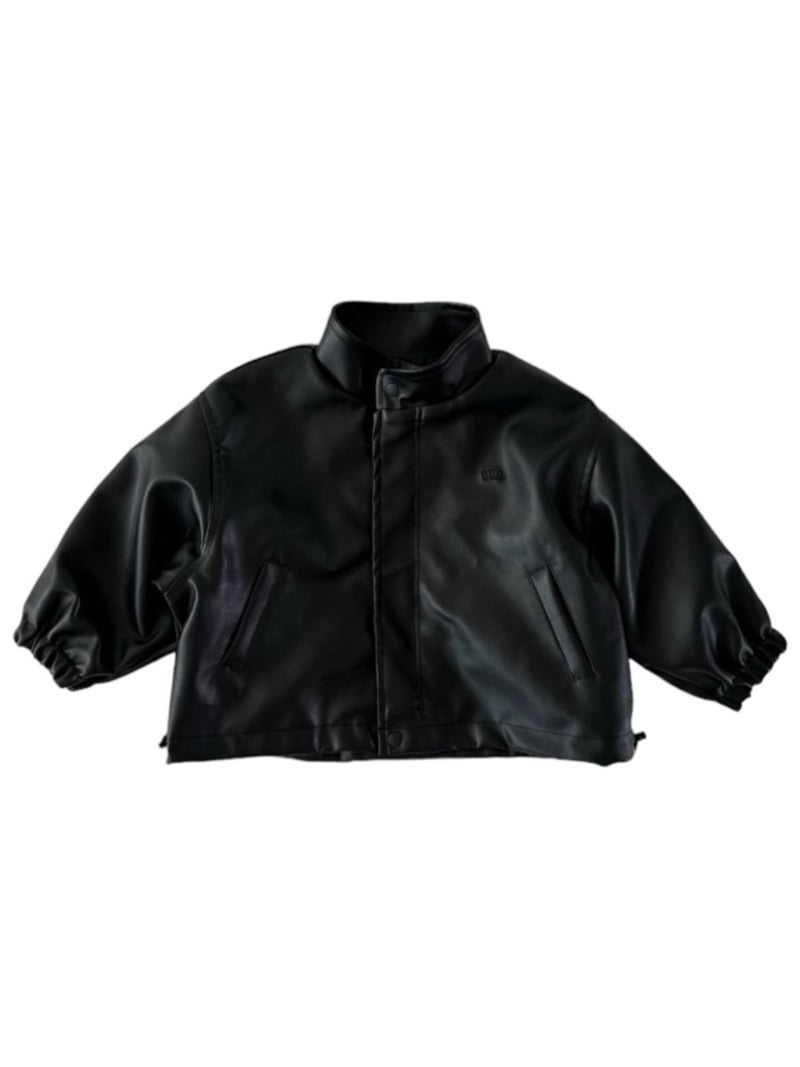 Our - Korean Children Fashion - #Kfashion4kids - Leather Blouson