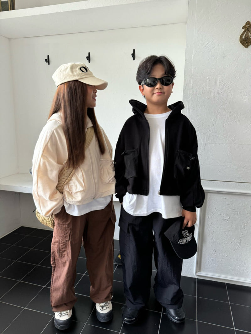 Our - Korean Children Fashion - #childofig - Pocket Hood Zip-up - 4