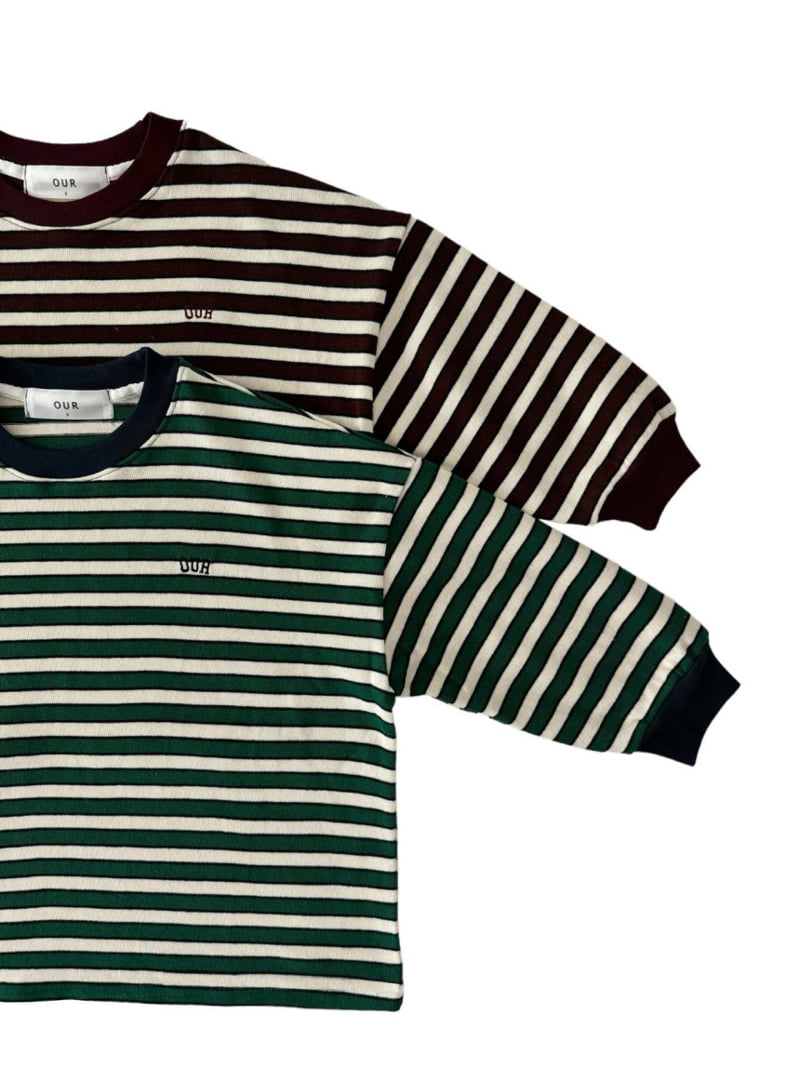 Our - Korean Children Fashion - #childrensboutique - Multi Stripe Tee - 12