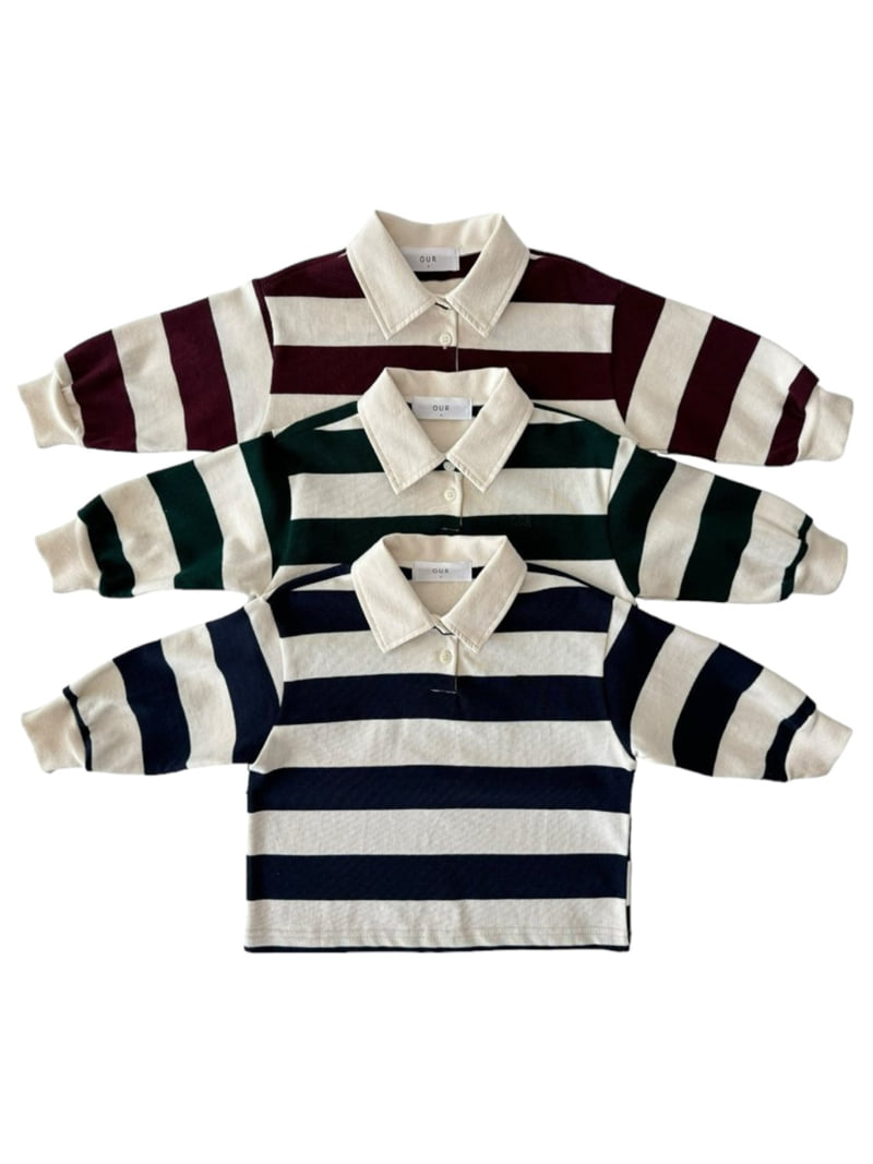 Our - Korean Children Fashion - #designkidswear - Rugby Collar Tee