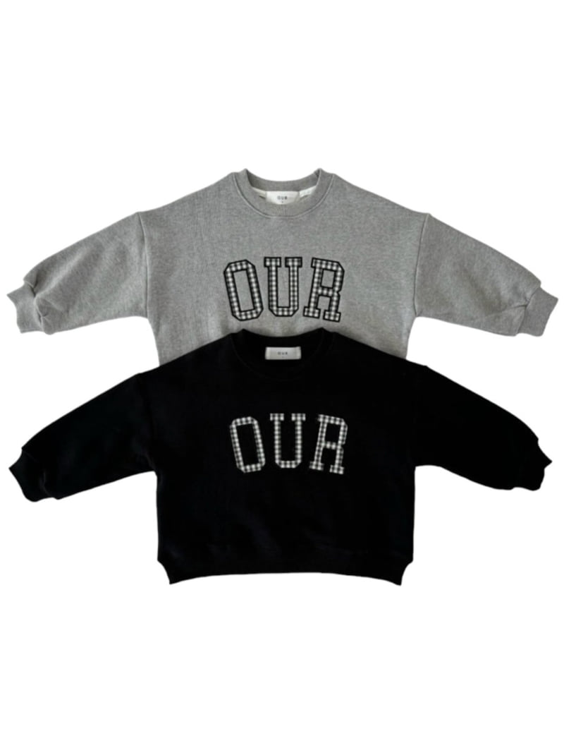 Our - Korean Children Fashion - #discoveringself - Check Board Sweatshirts