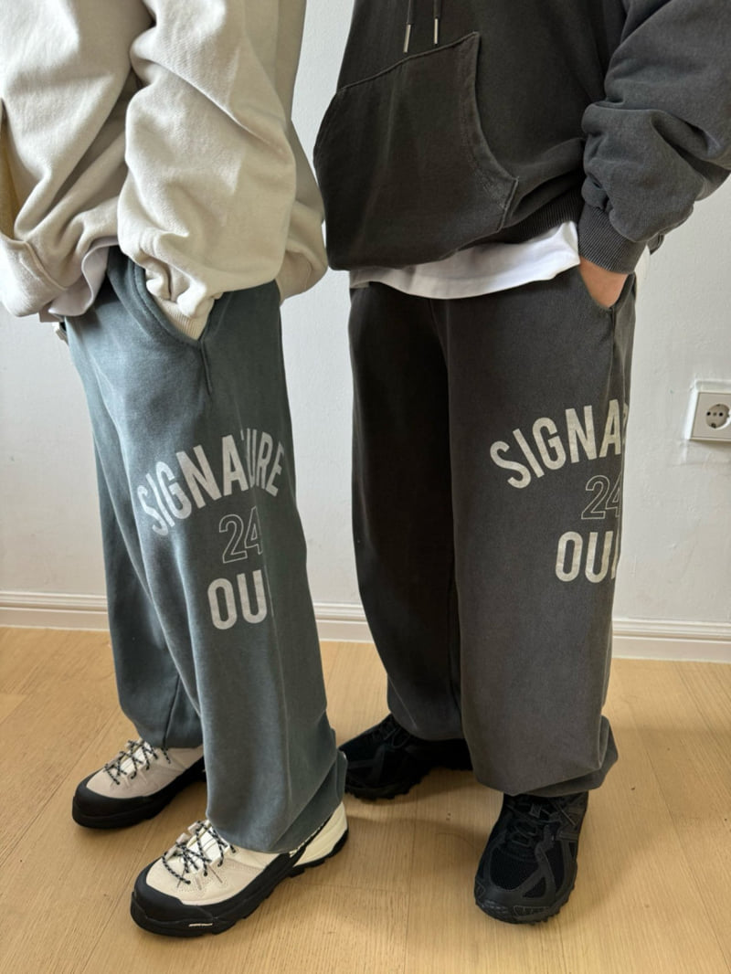 Our - Korean Children Fashion - #discoveringself - Signature Jogger Pants - 5