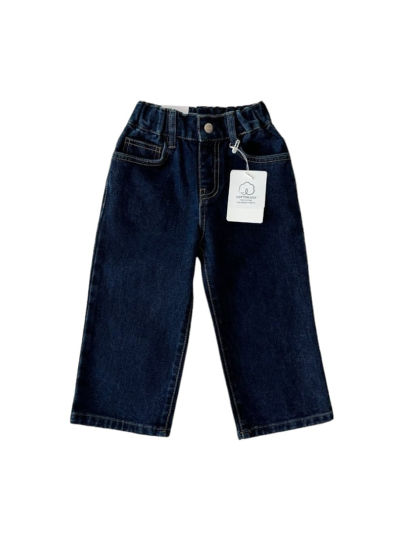 Our - Korean Children Fashion - #kidsshorts - Open Wide Denim Pants