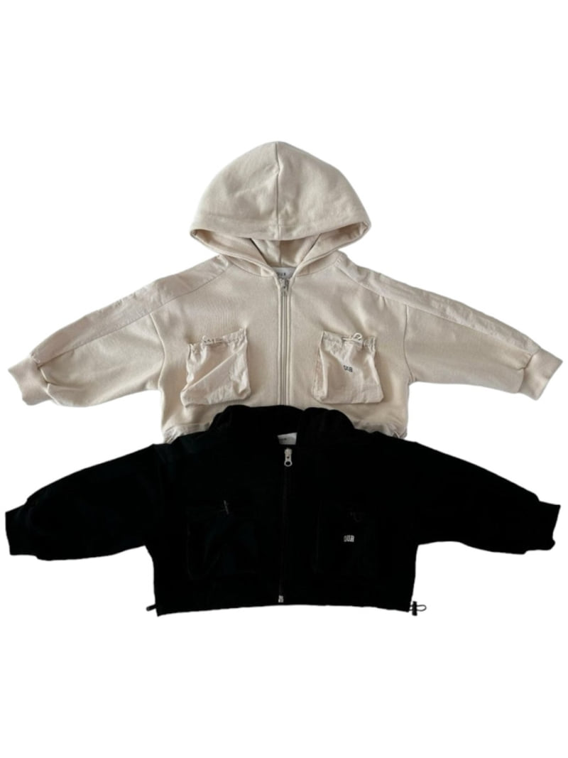 Our - Korean Children Fashion - #minifashionista - Pocket Hood Zip-up