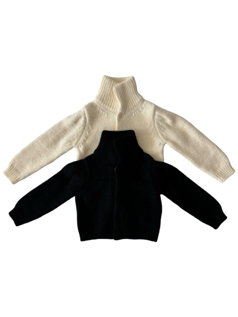 Our - Korean Children Fashion - #stylishchildhood - Collar Snap Cardigan - 7