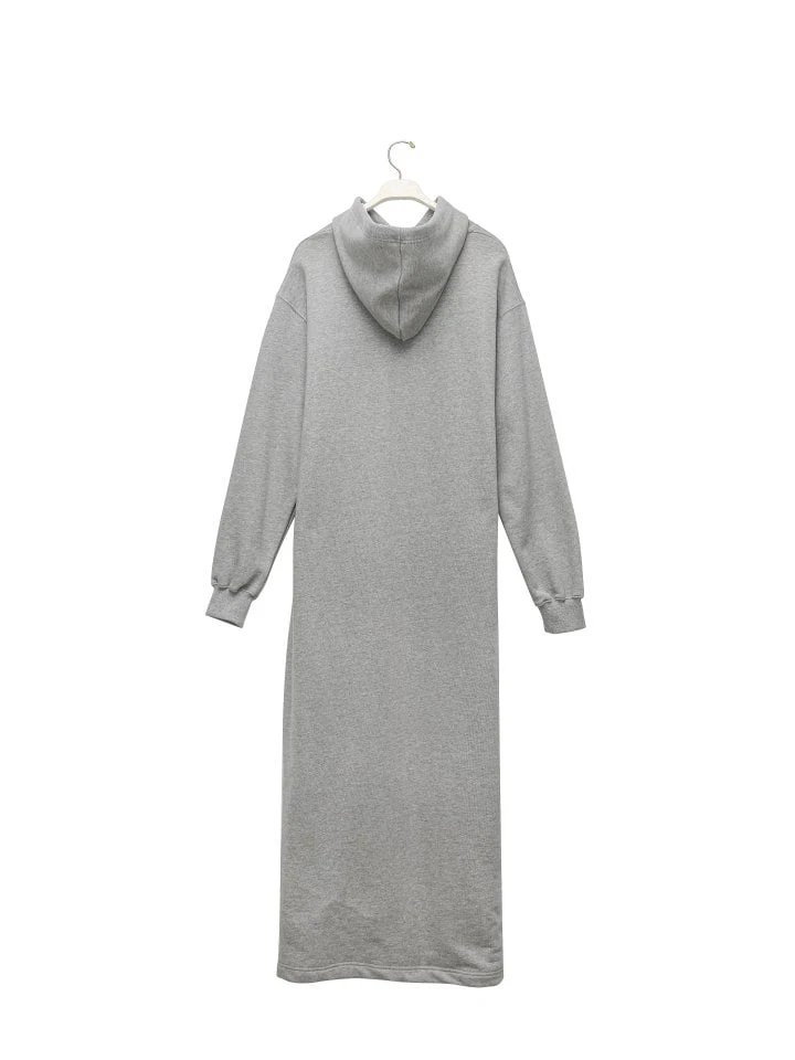 Paper Moon - Korean Women Fashion - #momslook - Maxi Length Hoodie Dress - 9