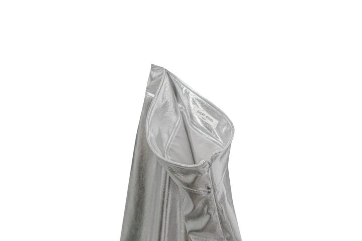 Paper Moon - Korean Women Fashion - #momslook - Metallic Leather Slit Skirt - 11