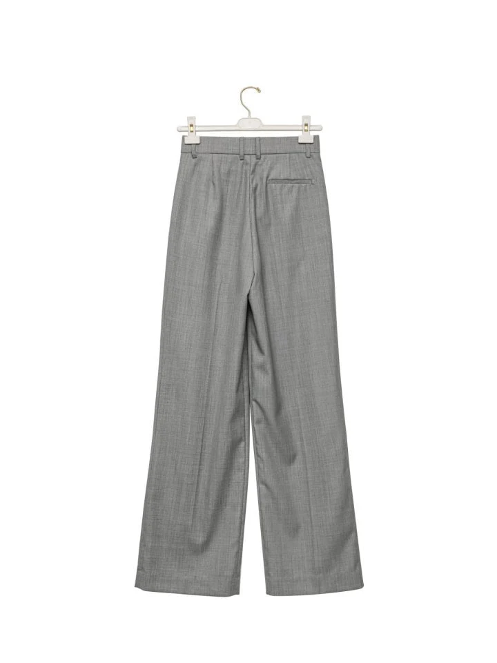 Paper Moon - Korean Women Fashion - #momslook - Sharskin Pintuck Wide Pants - 9