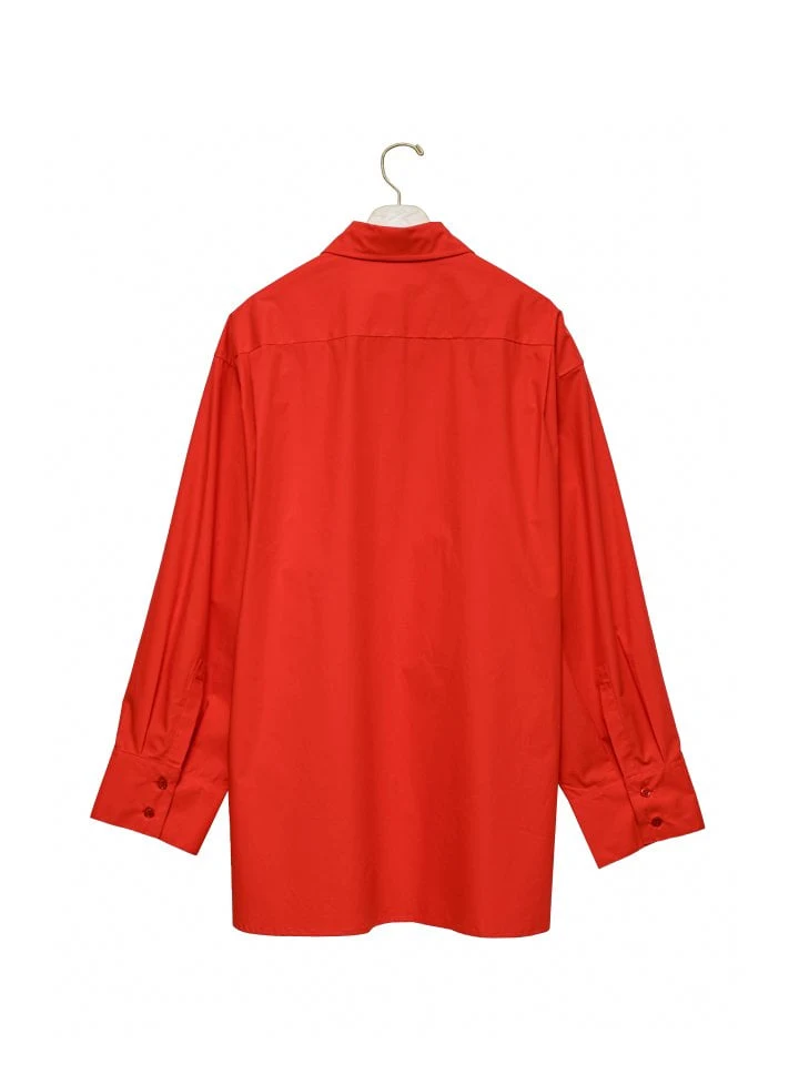 Paper Moon - Korean Women Fashion - #thelittlethings - Oversized Wide Sleeve Button Down Shirt - 9