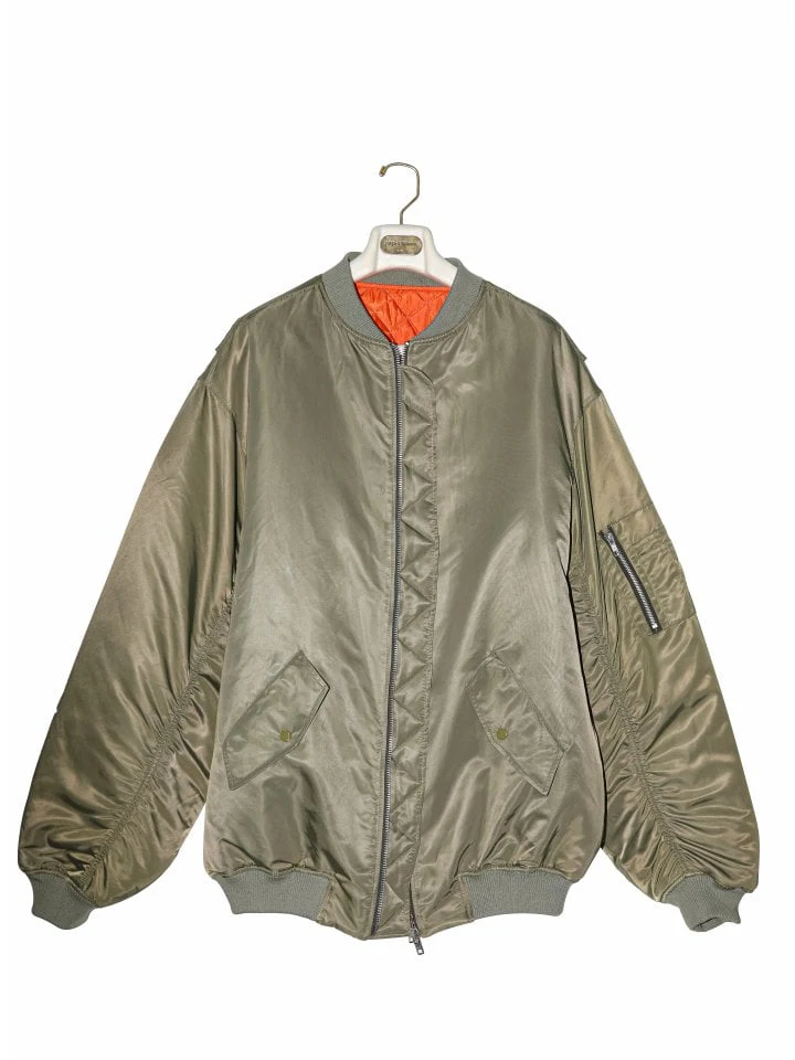 Paper Moon - Korean Women Fashion - #womensfashion - Super Oversized MA-1 Bomber Jacket - 7