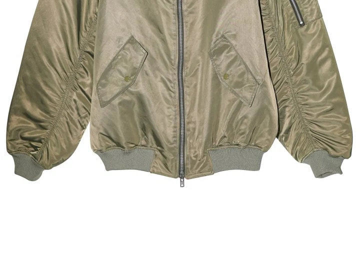 Paper Moon - Korean Women Fashion - #womensfashion - Super Oversized MA-1 Bomber Jacket - 9