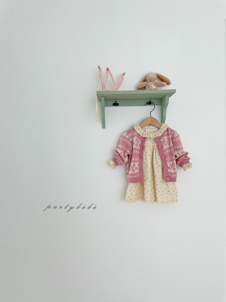 Party Kids - Korean Baby Fashion - #babyboutiqueclothing - Miu Cardigan