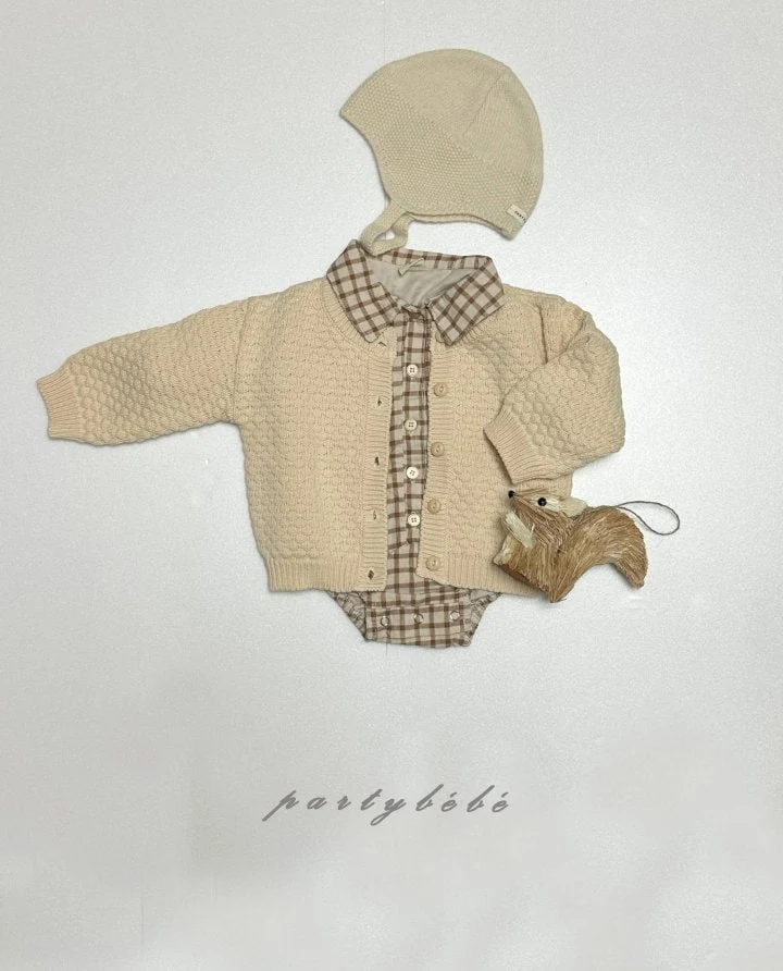 Party Kids - Korean Baby Fashion - #babygirlfashion - Knit Comfort Cardigan - 7