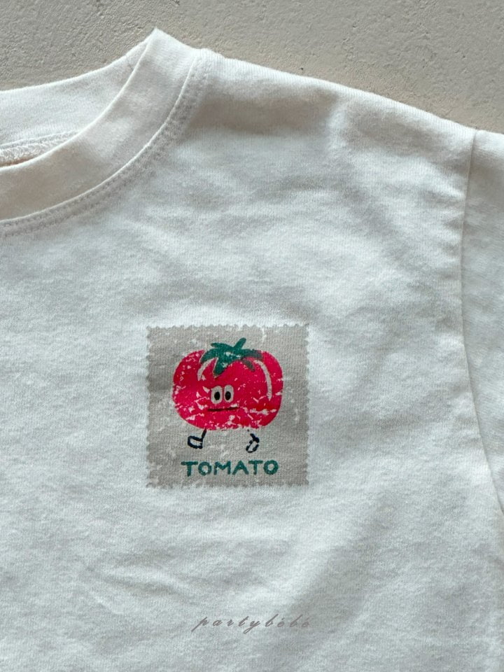 Party Kids - Korean Baby Fashion - #babyootd - Tomato Tee - 2