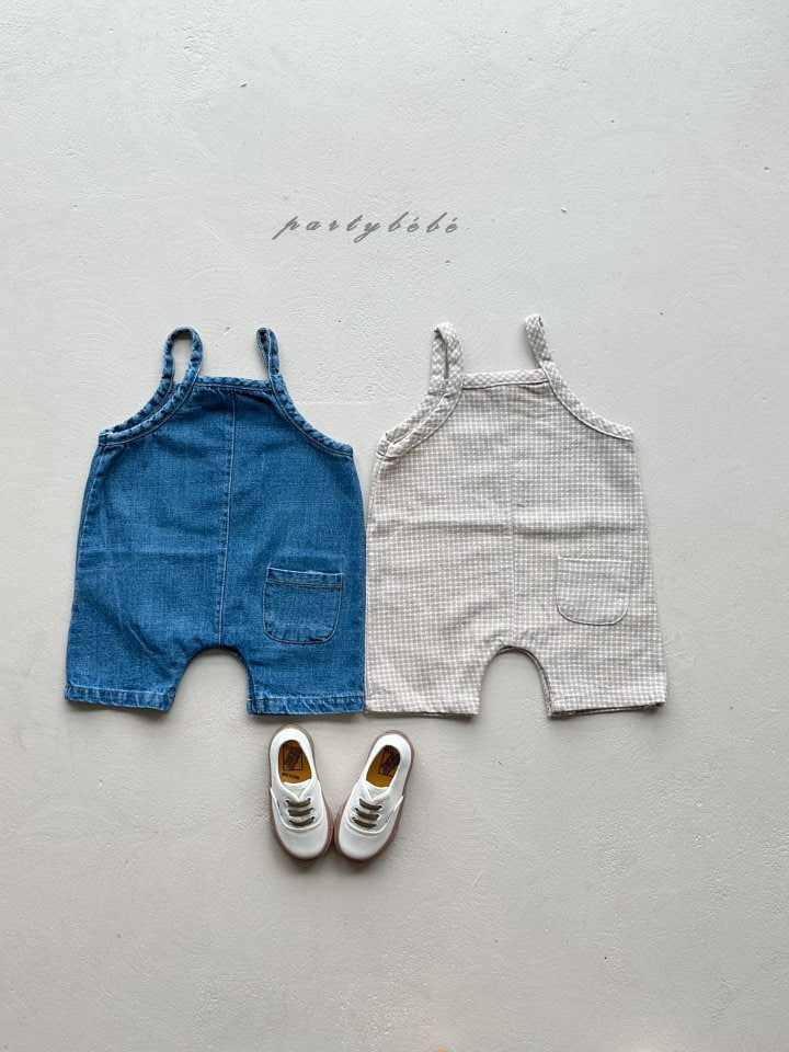 Party Kids - Korean Baby Fashion - #babyoutfit - Coco Overalls