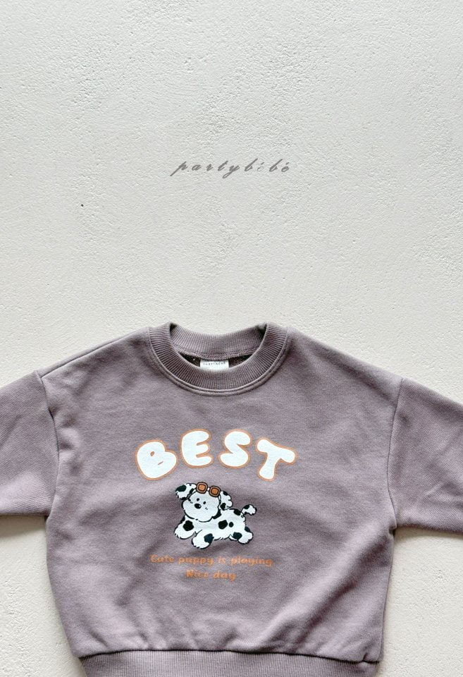 Party Kids - Korean Baby Fashion - #babyootd - Puppy Sweatshirts - 4