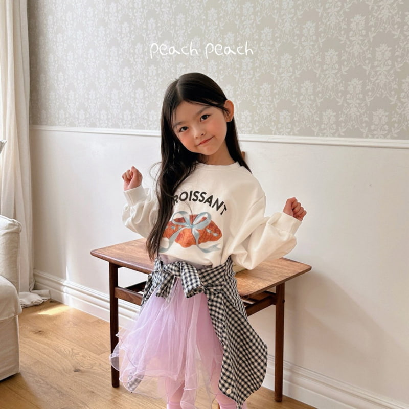 Peach Peach - Korean Children Fashion - #Kfashion4kids - Croissant Sweatshirts - 12