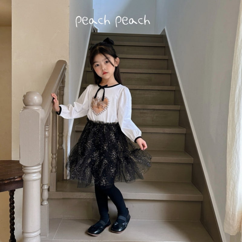 Peach Peach - Korean Children Fashion - #childofig - Wendy Tee - 7