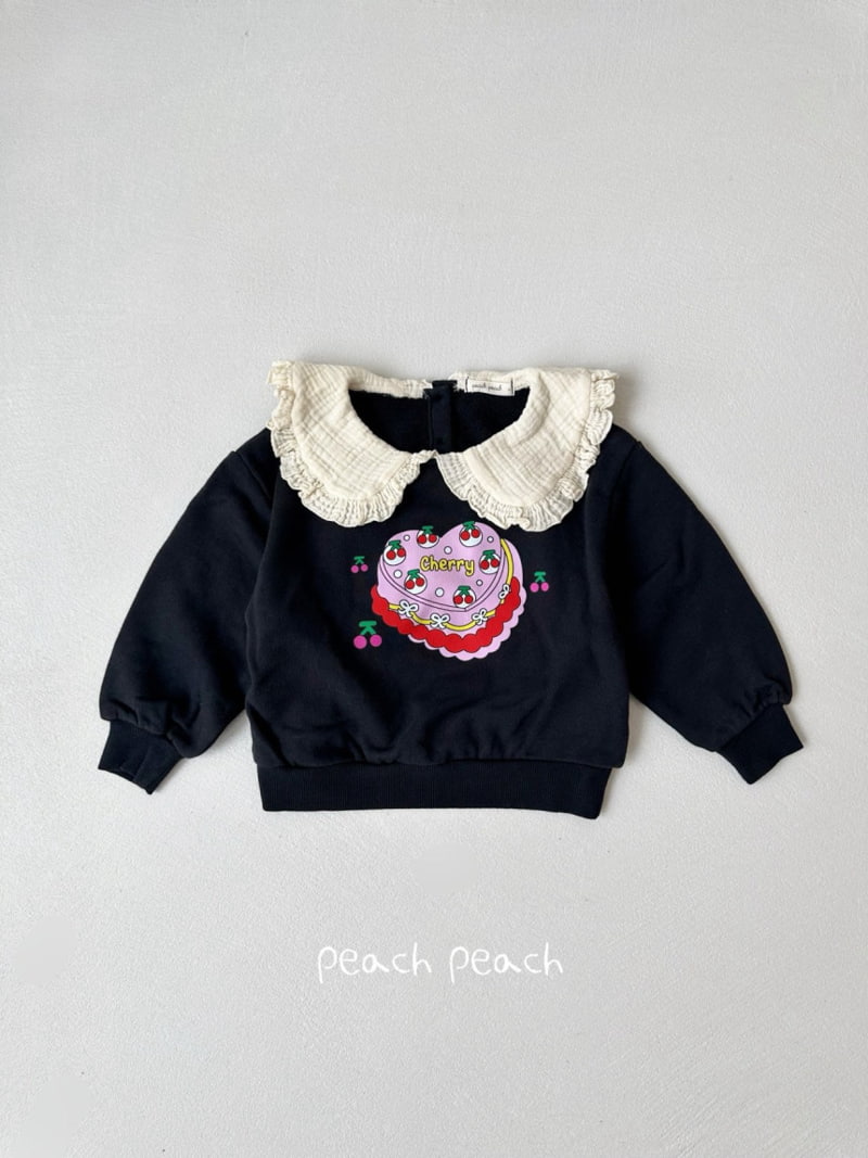 Peach Peach - Korean Children Fashion - #designkidswear - Cherry Cake Sweatshirts - 10