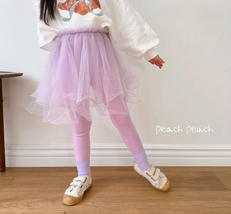 Peach Peach - Korean Children Fashion - #designkidswear - Fall Darling Tutu Skirt Leggings