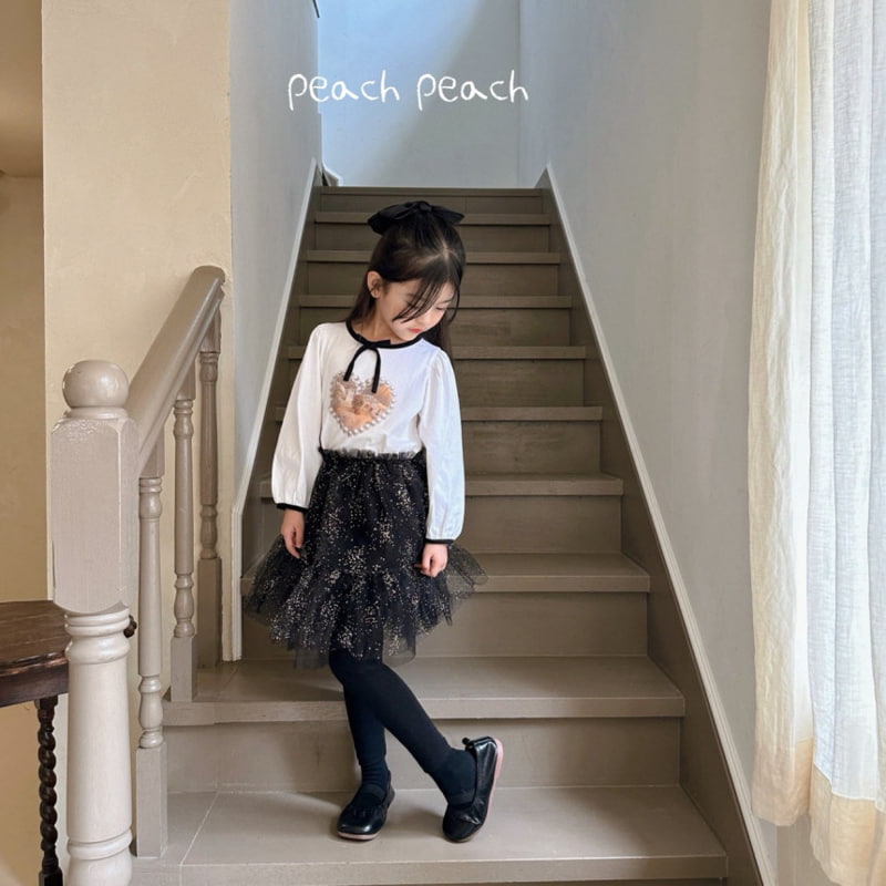 Peach Peach - Korean Children Fashion - #designkidswear - Wendy Tee - 9