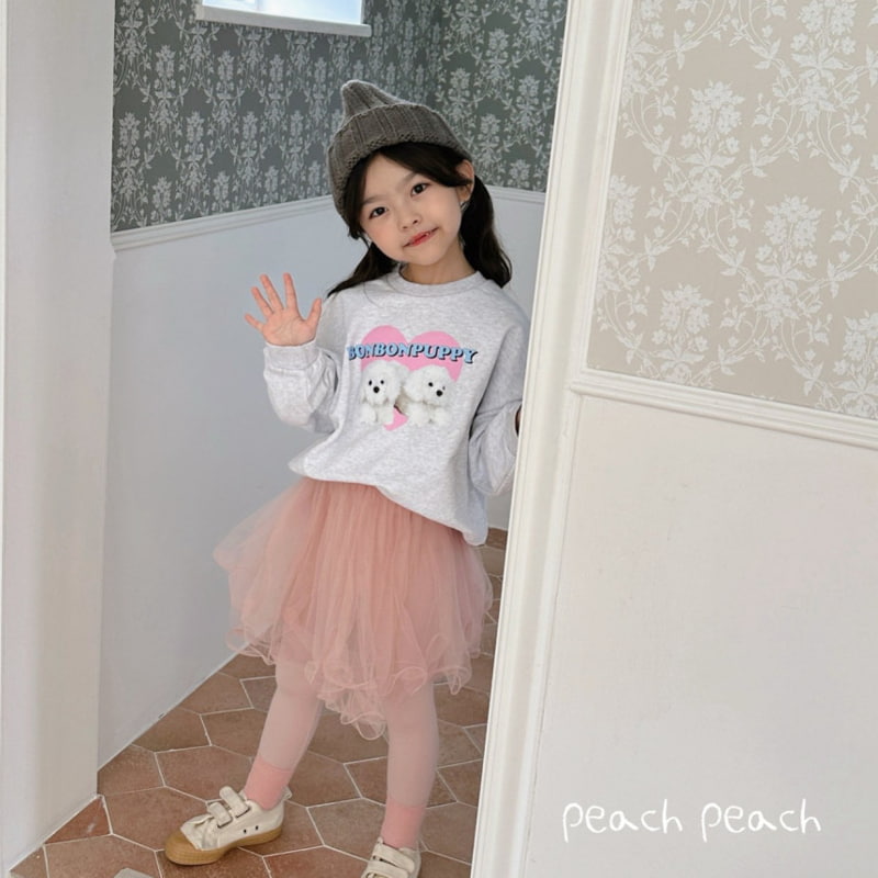 Peach Peach - Korean Children Fashion - #designkidswear - Bongbong Sweashirts - 8