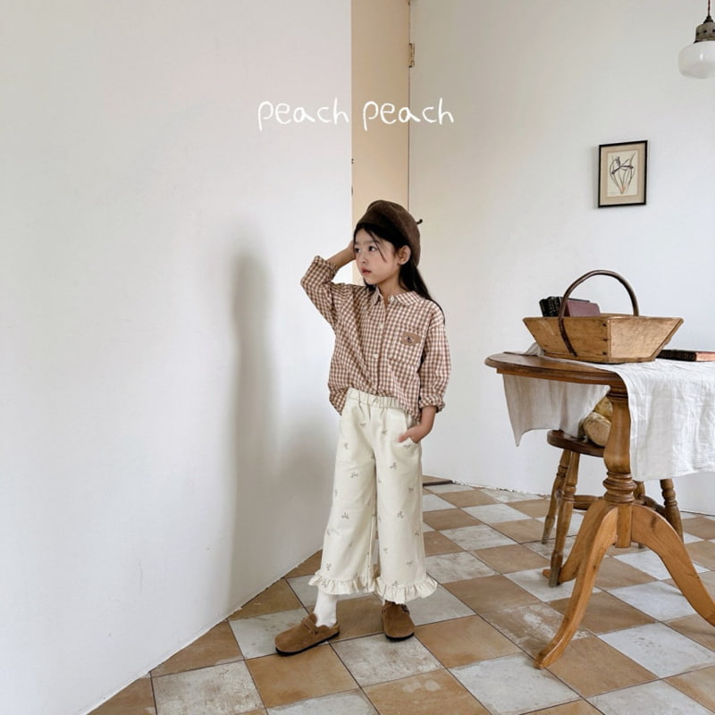 Peach Peach - Korean Children Fashion - #discoveringself - Brownie Shirt - 12