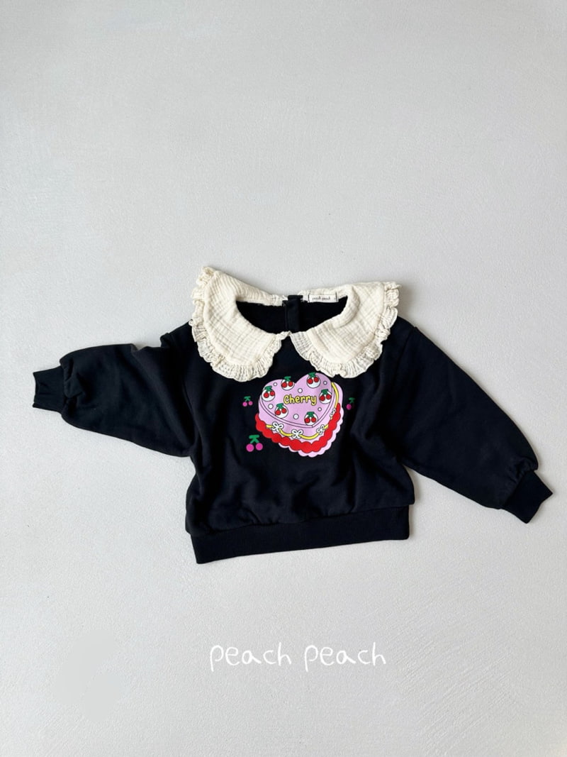 Peach Peach - Korean Children Fashion - #discoveringself - Cherry Cake Sweatshirts - 11