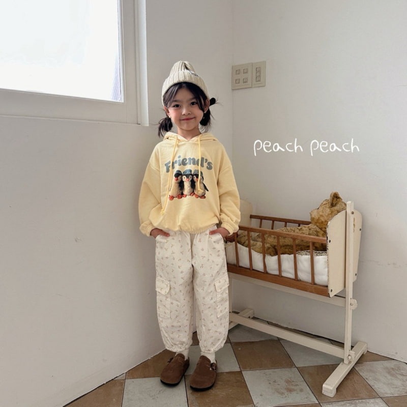 Peach Peach - Korean Children Fashion - #discoveringself - Petit Floral Cargo Pants - 9