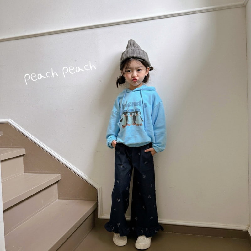 Peach Peach - Korean Children Fashion - #discoveringself - Ribbon Frill Pants - 8