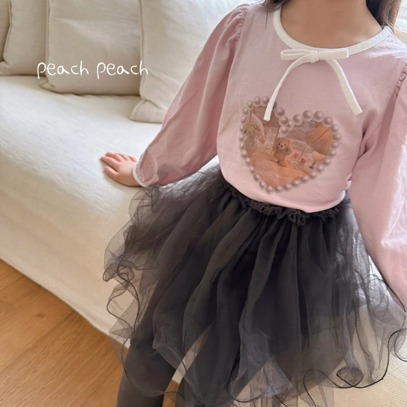 Peach Peach - Korean Children Fashion - #discoveringself - Fall Darling Tutu Skirt Leggings - 2